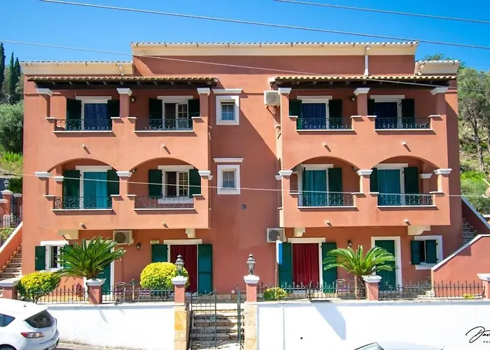 Blumarin Lägenhetshotell Agios Gordios (Corfu)