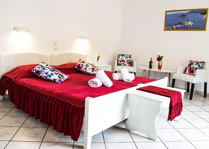 Blumarin Lägenhetshotell Agios Gordios (Corfu)